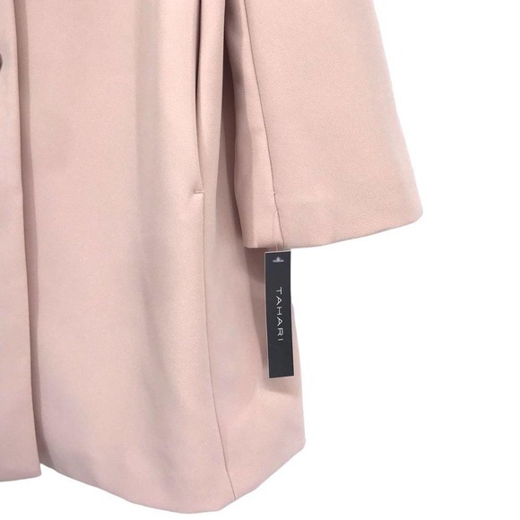 Tahari Jayden Aura Pink Single Breasted Coat - Picture 4 of 8